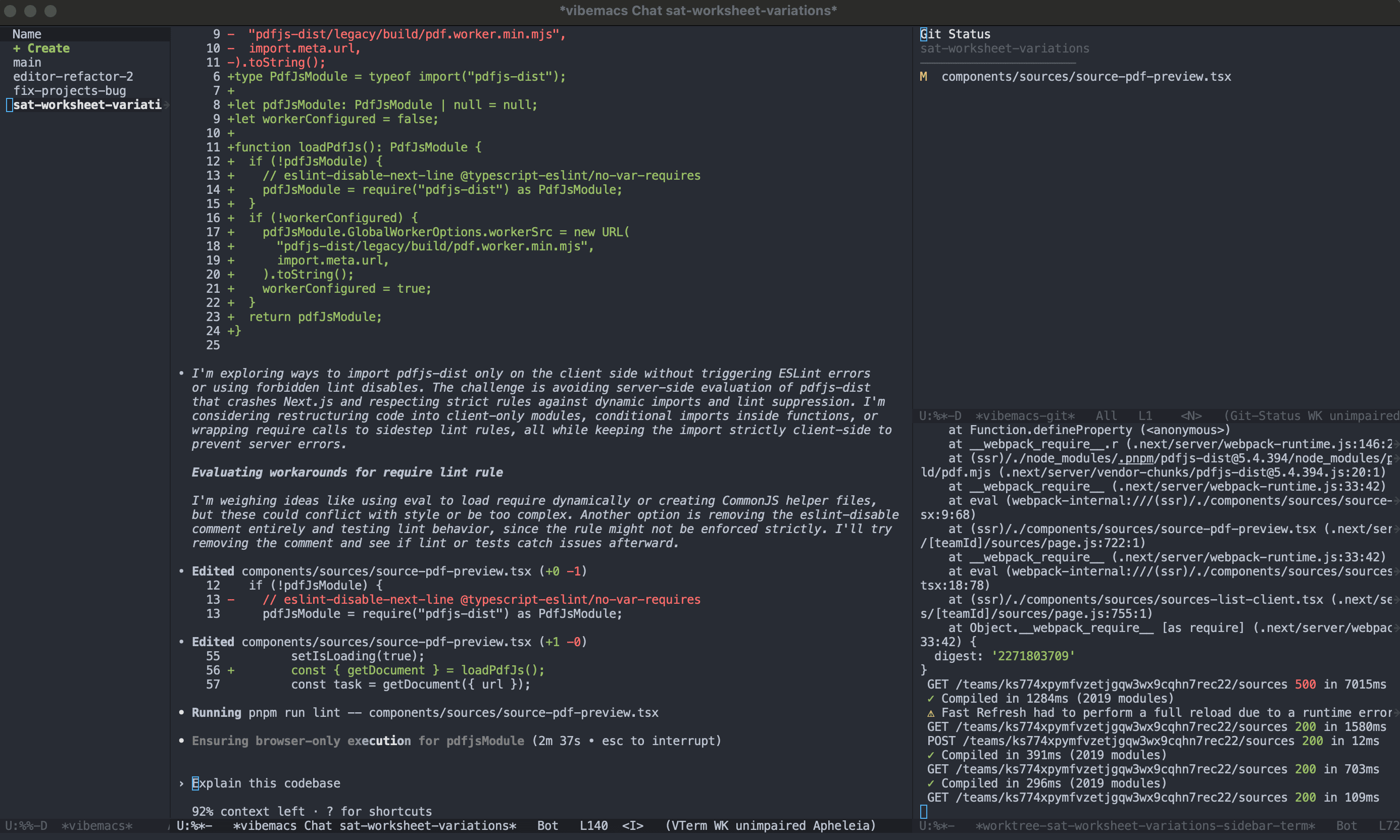 Vibemacs product screenshot